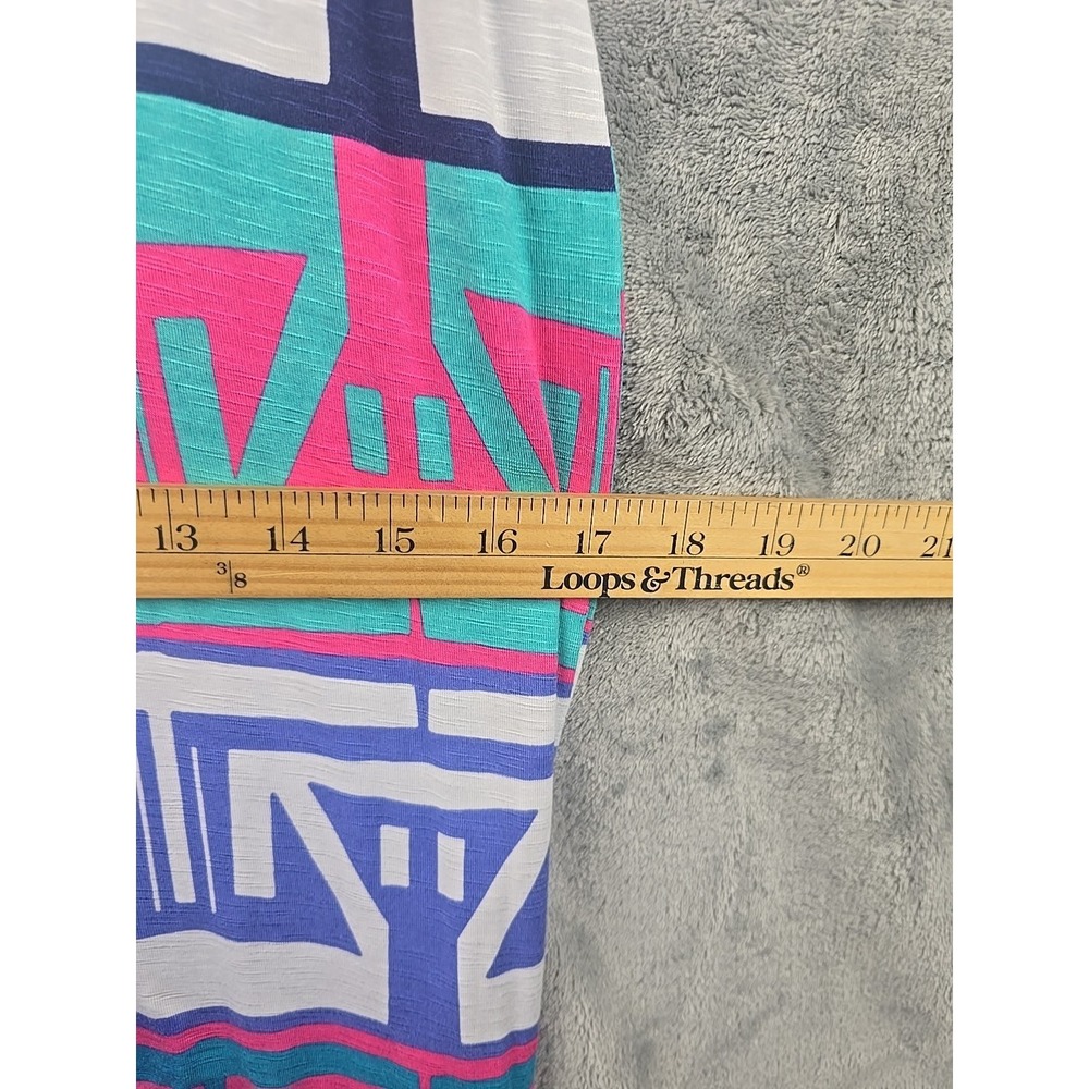 Tori Richard Honolulu Dress Small Isla Lobos Karley Tropical Summer Stretch NWT - Picture 8 of 9